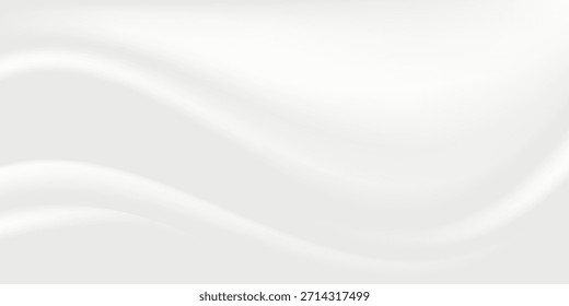 Fondo blanco con líneas de onda dinámica abstracta decoración