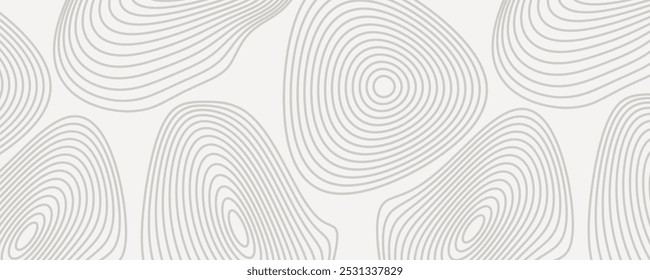 White background with abstract geometric element grey circle line. Vector illustration template design