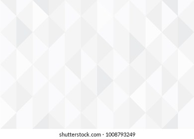White background, Abstract geometric white background pattern. White mosaic backdrop. Geometric hipster triangular background, vector