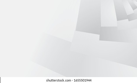 White Background Abstract Geometric Vector Illustration. You can use this white background template for website user interface, power point presentation, etc.