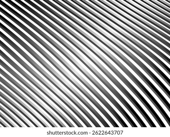 White background with abstract gradient black lines pattern. Modern abstract background.