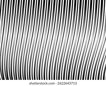 Fondo blanco con patrón de líneas negras degradadas abstractas. Fondo abstracto moderno.