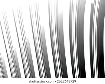 White background with abstract gradient black lines pattern. Modern abstract background.