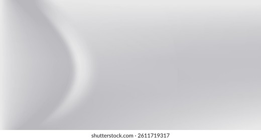 White background. Abstract metal effect marble foil. Light gray color texture. Grey silver pattern. Modern backdrop. Gradient delicate surface style. Vector illustration