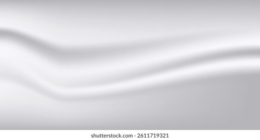 White background. Abstract metal effect marble foil. Light gray color texture. Grey silver pattern. Modern backdrop. Gradient delicate surface style. Vector illustration