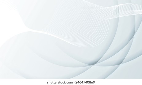 White background with abstract minimal concept design, suit for business presentation, corporate annual cover, tech banner and much more 