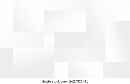 White background abstract minimalist shape with gradient color decoration design