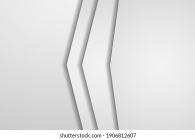 white background abstract with modern design gray