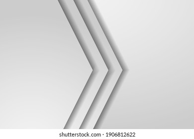 white background abstract with modern design gray