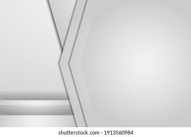 white background abstract with modern design gray