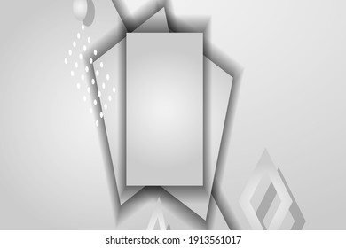 white background abstract with modern design gray