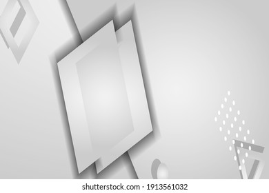 white background abstract with modern design gray