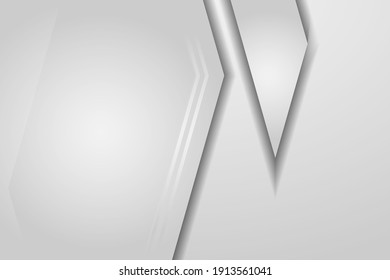 white background abstract with modern design gray