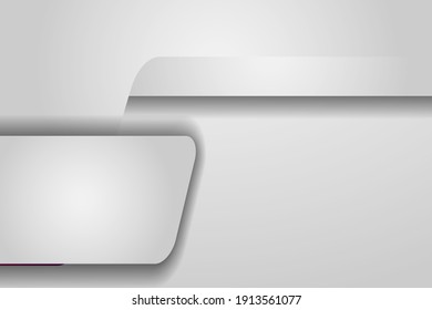 weißer Hintergrund, abstrakt mit modernem Design, grau