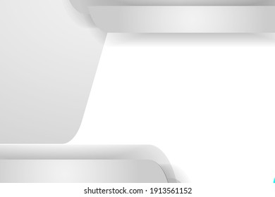weißer Hintergrund, abstrakt mit modernem Design, grau