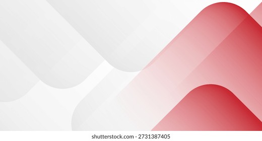 Fundo branco com decoração quadrada cinza vermelha abstrata. Ilustração do vetor para o fundo moderno da apresentação, projeto do folheto, fundo do cartão de visita, 
