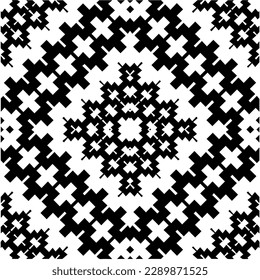  Fondo blanco con formas abstractas. Textura en blanco y negro. Patrón de repetición monocromático sin inconvenientes para la decoración, la tela o el tejido.