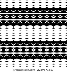 
 Fondo blanco con formas abstractas. Textura en blanco y negro. Patrón de repetición monocromático sin inconvenientes para la decoración, la tela o el tejido.