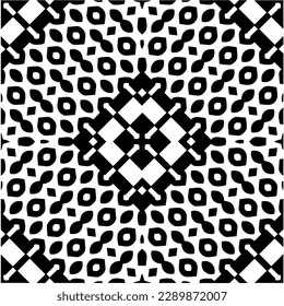 
 Fondo blanco con formas abstractas. Textura en blanco y negro. Patrón de repetición monocromático sin inconvenientes para la decoración, la tela o el tejido.