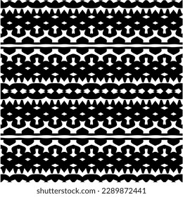 
 White background with abstract shapes. Black and white texture. Seamless monochrome repeating pattern  for decor, fabric or cloth.