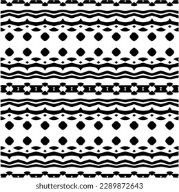 
 White background with abstract shapes. Black and white texture. Seamless monochrome repeating pattern  for decor, fabric or cloth.