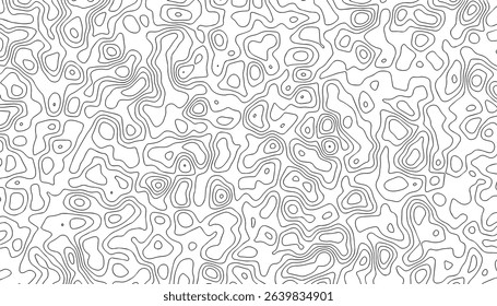 White background with abstract topographic thin lines. Delicate map-like texture adds depth and movement to designs. Great for branding, prints, and scientific or nature-based visuals.