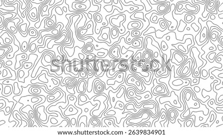 White background with abstract topographic thin lines. Delicate map-like texture adds depth and movement to designs. Great for branding, prints, and scientific or nature-based visuals.