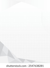 Weißer Hintergrund abstraktes Dreieck Porträt