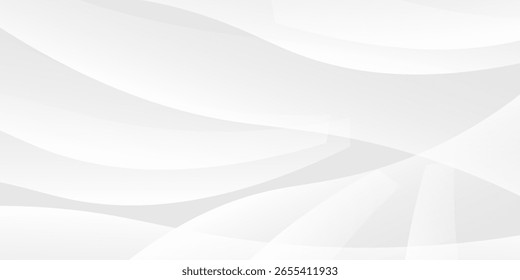 Fondo blanco con línea de onda abstracta