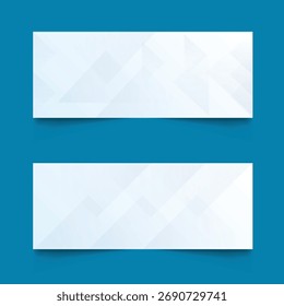 Weißer Hintergrund mit abstraktem Wellenlinien-Set. Weiße moderne abstrakte breite Banner mit geometrischen Formen 
