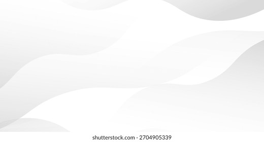 white background with abstract wave line, curve crease