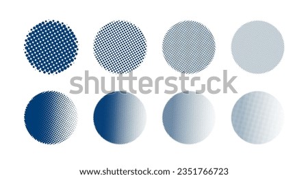 A white background adorned with a circular abstract pattern formed by minuscule dots. An isolated vector overlay featuring a geometric pattern.