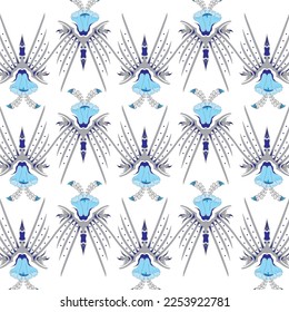 white background with align blue abstract pattern