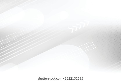 White background with beautiful abstract pattern, banner design