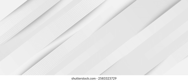 White background with beautiful abstract pattern, banner design