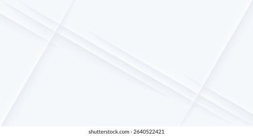 White background with beautiful abstract pattern, banner design. vector dynamic shapes