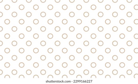 White background with beige circles