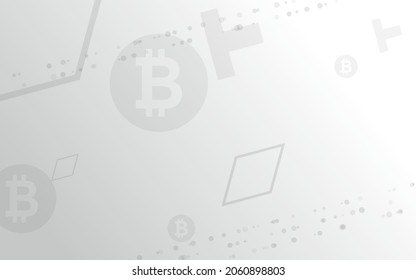 white background, Bitcoin crypto currency illustration vector for page, logo, card, banner, web and printing.