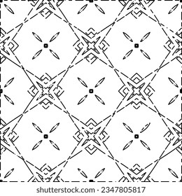White background with black Dashes lines. Plain background with  simpe pattern. Black and white color. Abstract background for web page, textures, card, poster, fabric, textile.