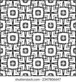 White background with black Dashes lines. Plain background with  simpe pattern. Black and white color. Abstract background for web page, textures, card, poster, fabric, textile.