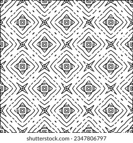 White background with black Dashes lines. Plain background with  simpe pattern. Black and white color. Abstract background for web page, textures, card, poster, fabric, textile.