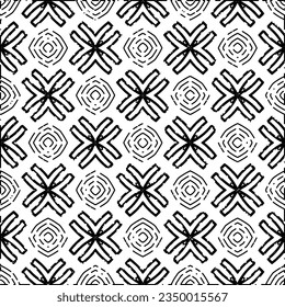 White background with black Dashes lines. Plain background with  simpe pattern. Black and white color. Abstract background for web page, textures, card, poster, fabric, textile.