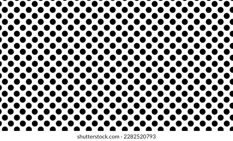 White background with black dots