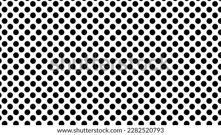 White background with black dots