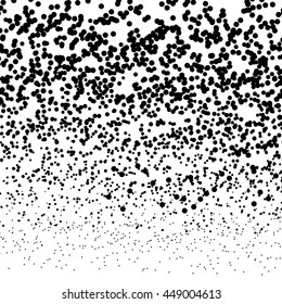 White background with black dots. Abstract background