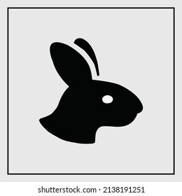 White background black easter vector design
