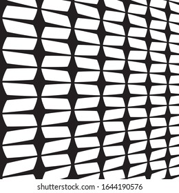Weißer Hintergrund mit schwarzen Elementen, die das Gitter bilden.Vektorillustration-Illustration.