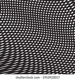 White background with black elements that make up the grid.Vector illustration.