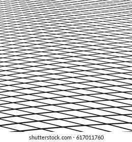 White background with a black frame of grid cube