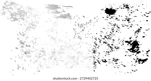 Fondo blanco con Elementos de manchas de tinta grunge negro. Textura Abstractas del Vector. Patrón sin costuras monocromo